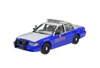 Ford Crown Victoria Police Interceptor 2010 Georgia State Patrol *Hot Pursuit* blue/grey 1:24 Greenlight
