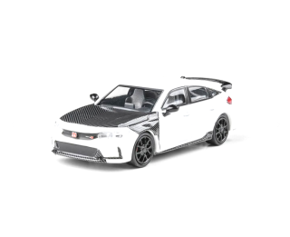 Honda Civic Type-R (FL5) LHD 2023 white/black 1:64 Para64