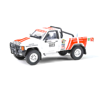 Toyota Hilux Pick-Up Team Dealer Toyota #603 R.Leek/K.Coetzez Road Of Africa RHD 1995 white/red 1:64 Para64