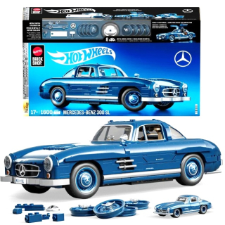 Mercedes-Benz 300 SL Hot Wheels *Premium Series* blue 1:12 Hot Wheels Brick Shop