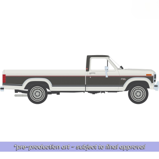 Ford F-150 XLT Lariat Long Bed Styleside 4x2 - Combination 1986 Tu-Tone colonial/dark grey metallic 1:64 Ixo America