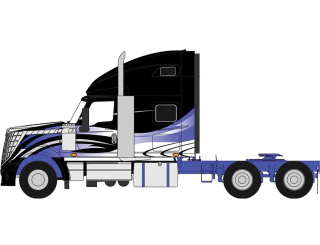 International Lonestar 2010 black/blue 1:64 Ixo America