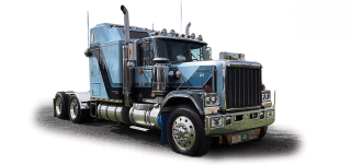 GMC General 1980 blue 1:64 Ixo America