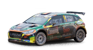 Hyundai i20 N Rally2 #5 De Cecco/Humblet Spa Rally 2025 1:43 Ixo Models