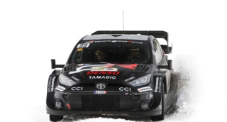 Toyota GR Yaris Rally1 #99 Solberg/Edmondson Rallye Hivernal du Dévoluy 2025 1:43 Ixo Models
