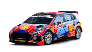 Hyundai i20 N Rally2 #1 Wydaeghe/Haut-Labourdette Rallye du Pays Vencois 2025 1:43 Ixo Models