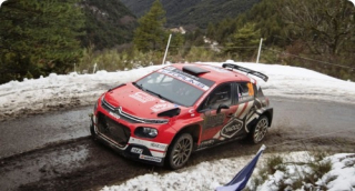 Citroen C3 Rally2 #20 Rossel/Mercoiret Rallye Monte Carlo 2026 1:43 Ixo Models