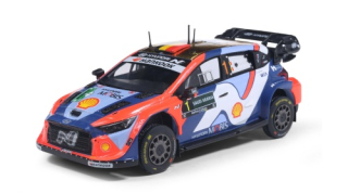 Hyundai i20 N Rally1 #1 Neuville/Wydaeghe Rally Saudi Arabia 2025 1:43 Ixo Models