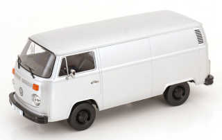 Volkswagen T2b Bus Delivery Van 1972 silver 1:18 KK Scale