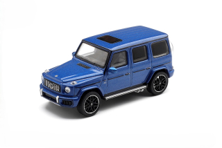 Mercedes-Benz G Class 63 AMG 2024 metallic dark blue 1:64 Mini GT