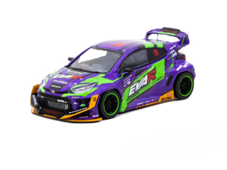 Toyota Yaris GR Pandem Eva Racing 2025 purple 1:43 Tarmac