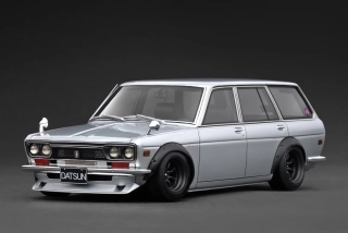 Datsun Bluebird Wagon 510 silver 1:18 Ignition Model