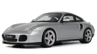 Porsche 911 (996.2) Turbo 2001 polar silver 1:18 GT Spirit