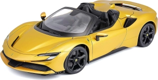 Ferrari SF90 Spider 2019 yellow 1:18 Bburago