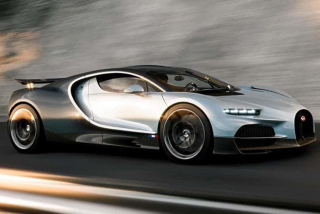 Bugatti Tourbillon Argent 1:43 Looksmart