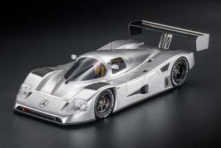 Mercedes-Benz C11 5.0L V8 Twin Turbo Press Version 1991 silver 1:18 Top Marques Collectibles