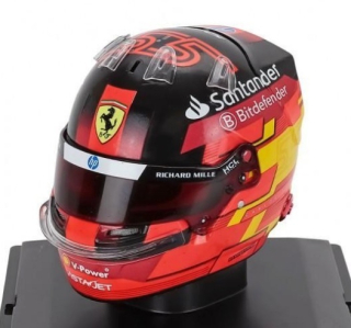 Helmet - C.Sainz jr. #55 Scuderia Ferrari Formula 1 2024 1:5 Spark Editions