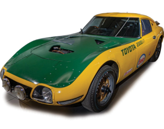 Toyota 2000GT 1966 Yatabe Speed Trials yellow 1:64 Ixo America