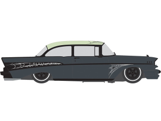 Chevrolet Bel Air 1957 Lowrider *Halloween* 1:64 Ixo America