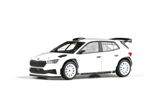 Škoda Fabia IV RS Rally2 2022 bílá 1:43 Abrex