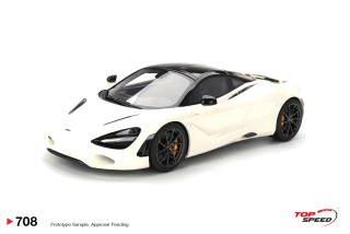 McLaren 750S 2025 white 1:18 TopSpeed Models