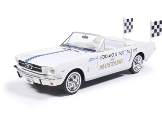 Ford Mustang Indycar Indianapolis 500 1964 Pace Car white 1:43 Ixo America