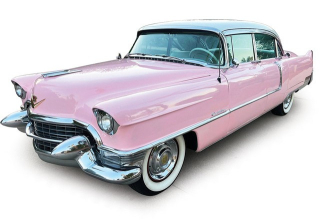 Cadillac Fleetwood Series 60 1955 pink 1:43 Ixo America