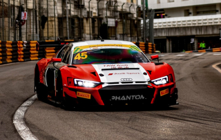 Audi R8 LMS EVO II FAW Audi Sport Asia Team Phantom #45 C.Haase Macau GT Cup FIA GT World Cup 2025 1:43 Spark