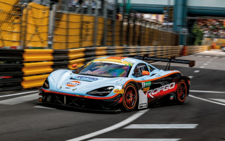 McLaren 720S GT3 EVO Optimum Motorsport #5 B.Goethe Macau GT Cup FIA GT World Cup 2025 1:43 Spark
