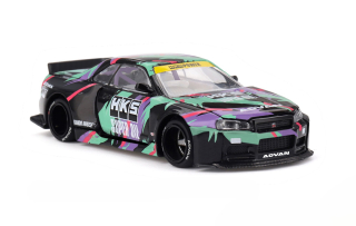 Nissan Skyline 1999 GTR (R34) Kaido Works (V2 AERO) *HKS* 1:64 Mini GT