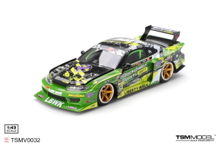 Nissan Silvia S15 LB-Super Silhouette #555 V2 Formula Drift Japan 2024 1:43 TSM Model