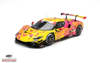 Ferrari 296 GT3 #81 Dragon Speed Laguna SECA 2025 1:18 B.B.R. 