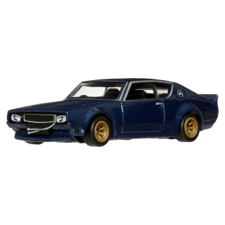 Nissan Skyline 2000GT-R LBWK *Japan Historics* blue 1:64 HotWheels