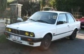 BMW 325i 1986 alpine white 1:18 Solido