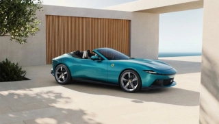Ferrari Amalfi Spider verde costiera 1:43 Looksmart