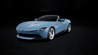 Ferrari Amalfi Spider azzurro la plata 1:43 Looksmart