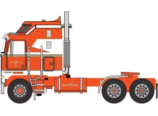 Kenworth K100 Aerodyne 1976 orange 1:64 Ixo America