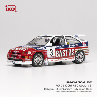 Ford Escort RS Cosworth #3 Snijers/Colebunders Rally Ypres 1995 1:43 Ixo Models