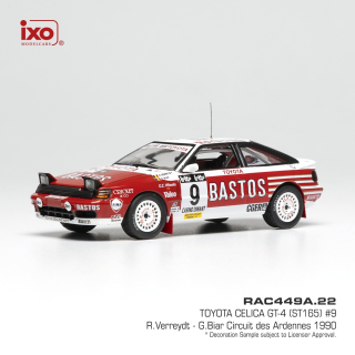 Toyota Celica GT-4 ST165 #9 Verreydt/Biar Circuit des Ardennes 1990 1:43 Ixo Models