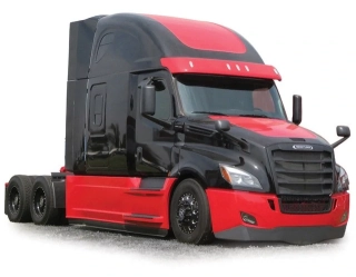 Freightliner Cascadia 2018 black/red 1:64 Ixo America