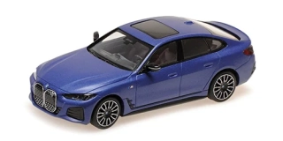 BMW I4 M50 2023 matt blue 1:43 Minichamps