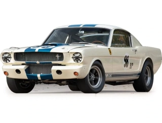 Ford Mustang Shelby GT350R #98 1965 wimbledon white 1:43 Ixo America