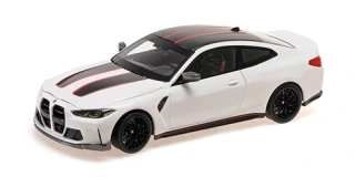 BMW M4 CSL 2022 white 1:18 Minichamps 