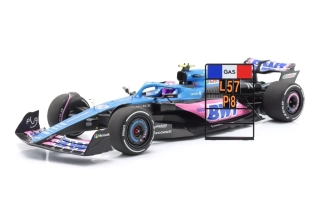 Alpine BWT F1 Team A523 #10 Pierre Gasly 8th Miami GP 2023 1:18 Minichamps