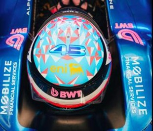 Helmet - Franco Colapinto - BWT Alpine F1 Team 2026 1:5 Spark