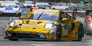 Porsche 911 GT3 R 992 Schumacher CLRT #22 L.Heinrich 3rd Macau GT Cup FIA GT World Cup 2025 1:64 Spark