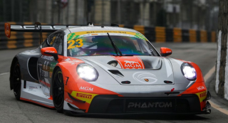 Porsche 911 GT3 R 992 Phantom Global Racing #23 D.Boccolacci Macau GT Cup FIA GT World Cup 2025 1:64 Spark