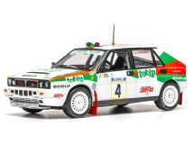 Lancia Delta Integrale 16V Team Jolly Club #4 Fiorio/Pirollo 3rd Rally Acropolis 1989 1:43 Ixo Models