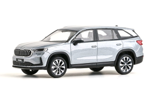 Škoda Kodiaq II 2023 stříbrná smoky diamond metalíza 1:43 Abrex