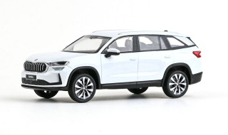 Škoda Kodiaq II 2023 bílá moon metalíza 1:43 Abrex